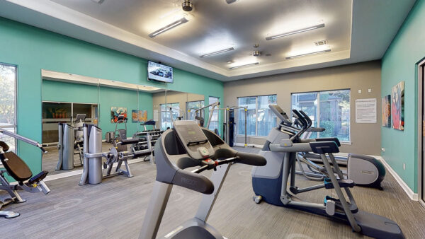 Virtual tour thumbnail for Griffis Lakeline Station fitness center.