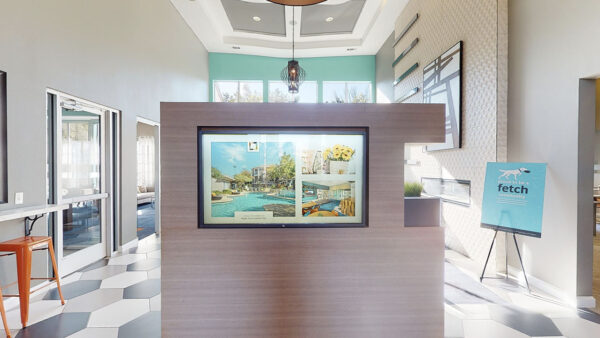 Virtual tour thumbnail for Griffis Lakeline Station resident lounge.