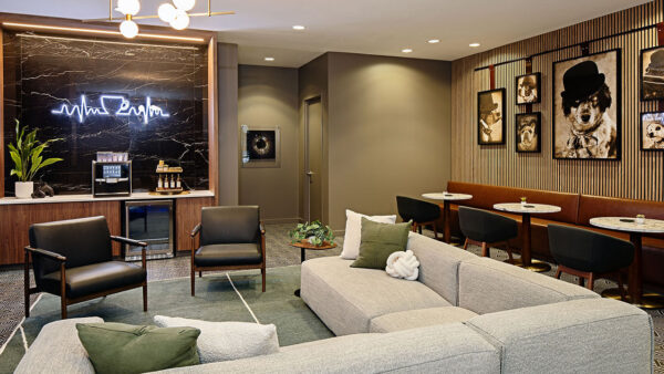 Apartment community Collar Café at Griffis Seattle Waterfront in Seattle, Washington.