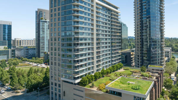 Exterior building photo of Griffis South Waterfront in Portland, Oregon.