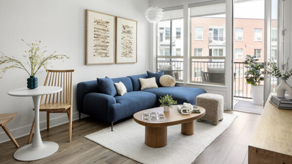 Platinum model living room.