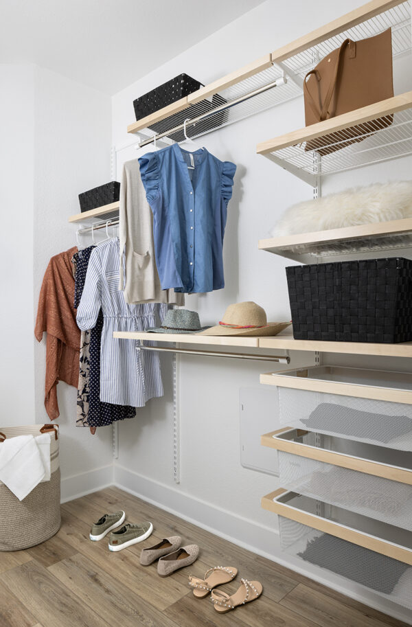 Platinum model closet.