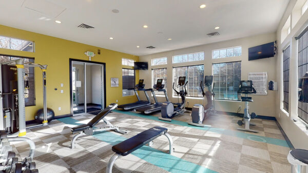 Virtual tour thumbnail for Griffis Belleview Station fitness center with spin room.