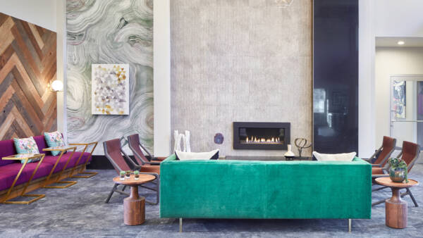 Apartment Resident Lounge at Griffis North Creek in Bothell, Washington.