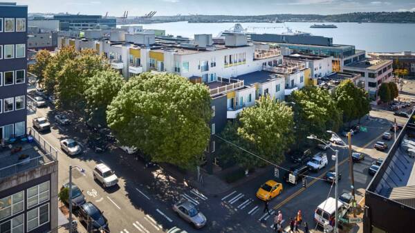 Exterior building photo of Griffis Belltown in Seattle, Washington.
