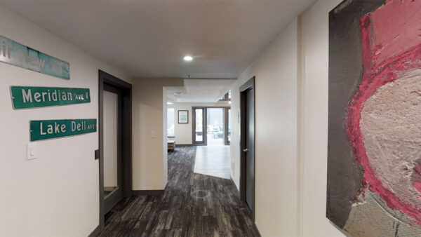 Virtual tour thumbnail for Griffis Belltown clubroom.