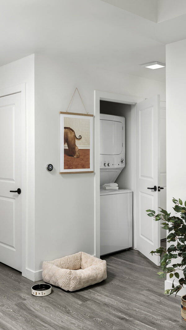 Apartment with In-Home Washer and Dryer.