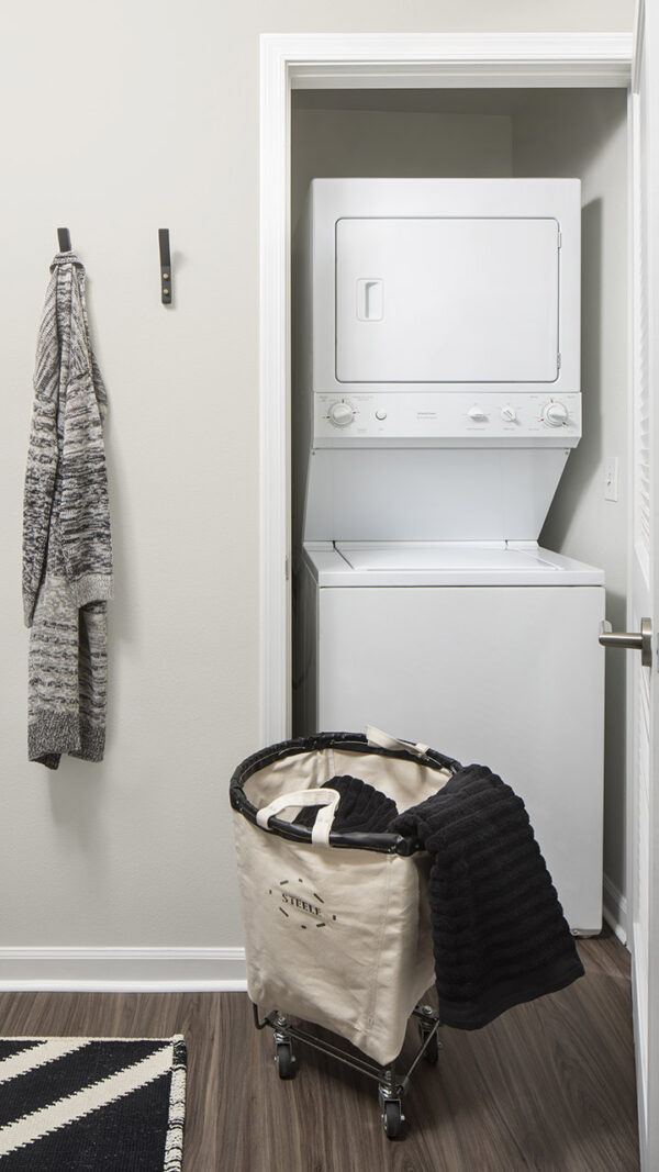 Apartment with In-Home Washer and Dryer.