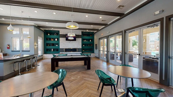 Virtual tour thumbnail for Griffis Fitzsimons South resident lounge.