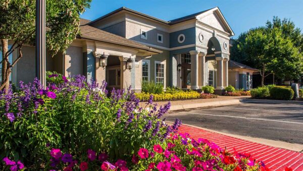 Exterior building photo of Griffis Lakeline Station in Austin, Texas.