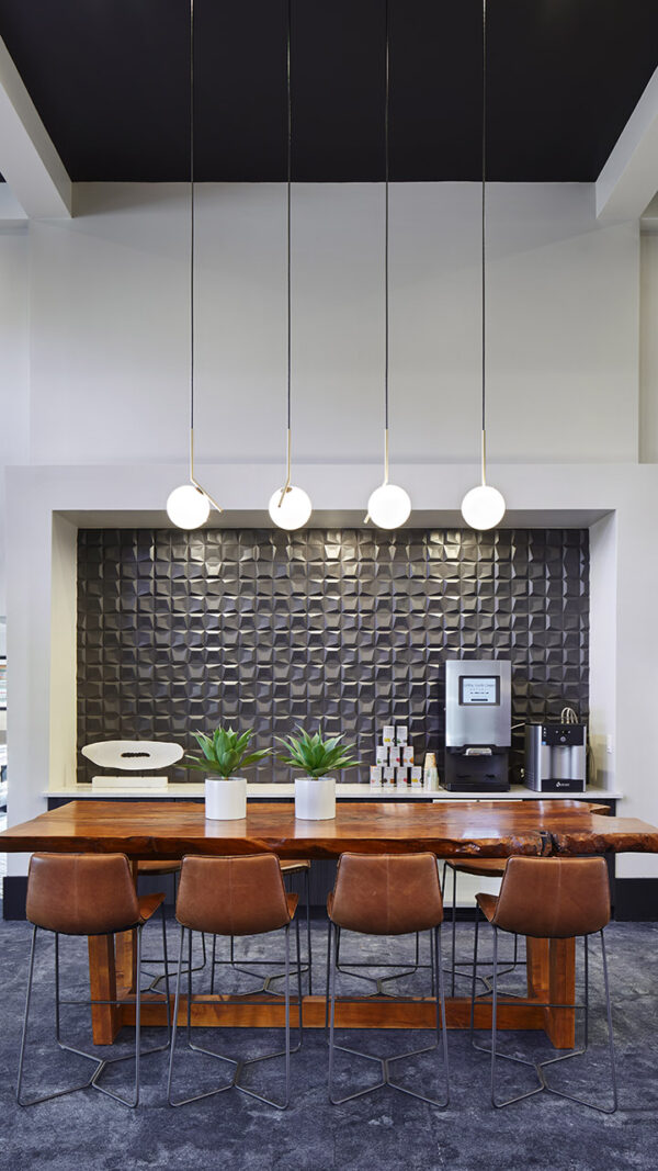 Apartment community Resident Lounge at Griffis North Creek in Bothell, Washington.