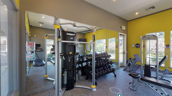 Virtual tour thumbnail for Sagebrook fitness center.
