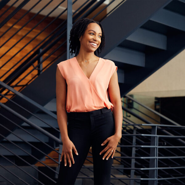 Portrait of Julie Moodie.