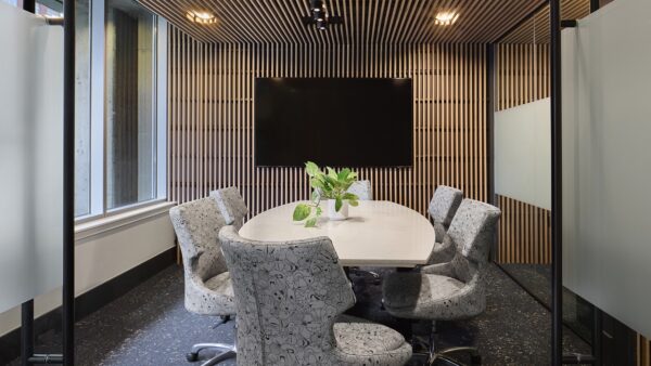Apartment community Conference Room at Griffis LoDo in Denver, CO.
