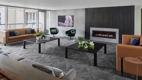 Apartment community Resident Lounge at Griffis LoDo in Denver, CO.