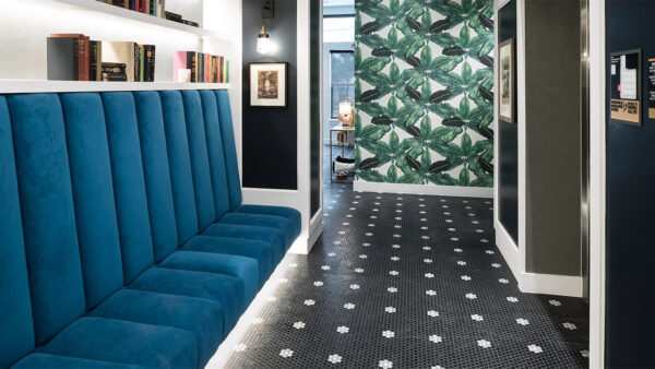 Apartment community leasing center at Griffis Oak Lawn in Bethesda, Maryland.