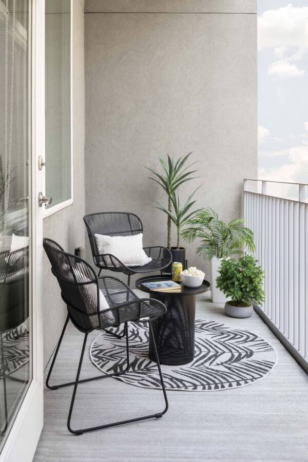 Griffis Cherry Creek North apartment balcony.