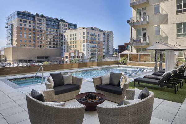 Griffis Cherry Creek North community pool and spa.