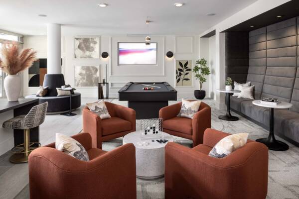 Griffis Cherry Creek North community resident lounge.