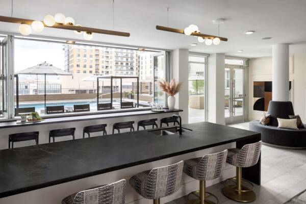 Griffis Cherry Creek North community resident lounge.